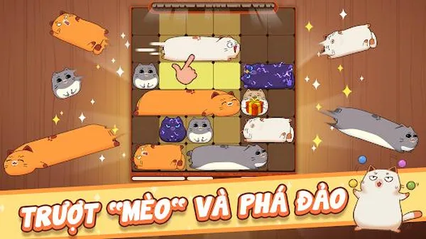 game xếp hình - Haru Cats Slide